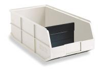 2RV54 Stackable Shelf Bin, HD, W 11, H 7, Beige