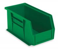 2RV71 Stack &amp; Hang Bin, 7 x8 1/4 x14 3/4, Green