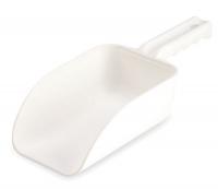 2RVX5 Small Hand Scoop, Poly, 32 Oz, White