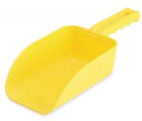 2RVX6 Small Hand Scoop, Poly, 32 Oz, Yellow