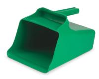 2RVX7 Mega Hand Scoop, Poly, 128 Oz, Green