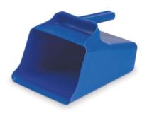 2RVX8 Mega Hand Scoop, Poly, 128 Oz, Blue