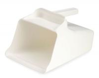 2RVY1 Mega Hand Scoop, Poly, 128 Oz, White