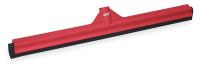 2RWL5 Floor Squeegee, Red, 24 In. L, Black Foam