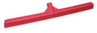 2RWP3 Floor Squeegee, Red, 24 In. L, Rubber