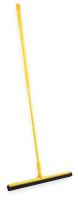 2RWX9 Floor Squeegee, Yellow, 24 In., Foam Rubber