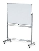 2RXF6 Reversible Dry Erase Board, 48&quot; W, Silver