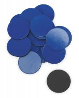 2RXH3 Magnets, 3/4 In Round, Blue, PK20