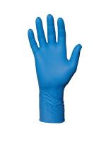 2RXZ3 Disposable Gloves, Nitrile, S, Blue, PK100