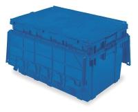 2RY30 Container, Attached Lid, L27, W16 9/10, Blue