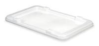 2RY52 Plastic Tote Lid, Natural, Use With 2RY50
