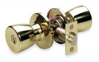 2RYA4 Door Knob Lockset, Tulip, Entrance