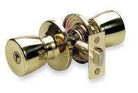 2RYA5 Door Knob Lockset, Tulip, Privacy