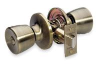 2RYA8 Door Knob Lockset, Tulip, Privacy