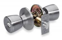 2RYC1 Door Knob Lockset, Tulip, Entrance