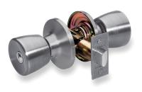 2RYC2 Door Knob Lockset, Tulip, Privacy