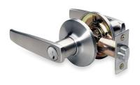 2RYE4 Door Lever Lockset, Straight Lever, Entry