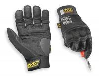 2RYK5 Anti-Vibration Gloves, L, Black, PR