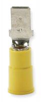 2TE56 Male Disconnect, Yellow, 12 to 10 AWG, PK50