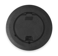 2TEC1 Floor Box Cover And Carpet Plate, Black