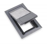 2TEC5 Floor Box Cover, Concealed, Scrub-Water
