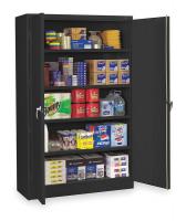 2TET5 Storage Cabinet, Unassembled, Black