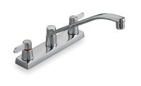 4THR9 Kitchen Faucet, 2 Lever, 2.2 GPM, Chrome