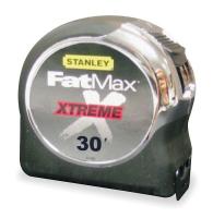 2TJ60 Measuring Tape, 30 Ft, Chrome/Blk, Forward