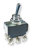 2TPE4 Toggle Switch, DPDT, 6 Conn., On/Off/On