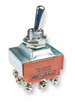 2TPE9 Toggle Switch, 3PDT, 9 Conn., On/On