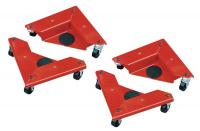 2TUT2 Cabinet Dolly, 1320 lb., PK4