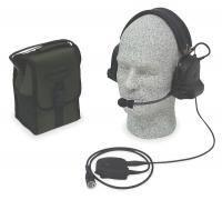 2TV58 Electronic Ear Muff, 21dB, Fldg, Bk, 2Way