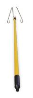 2TVG4 Dust Mop Frame, 54In. L, Wood, Natural