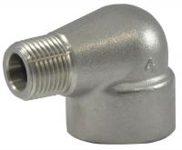 2UA69 Street Elbow, 90 Deg, 1/2 In, 304 SS