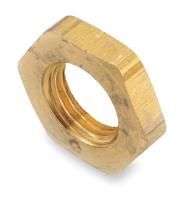 2UEK8 Locknut, 1 In, FNPT, Chrome Plated Brass