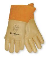 5UPA6 Welding Gloves, MIG, S, Straight, PR