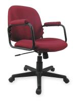 2UMU5 Midback Chair, Fabric, Burgndy