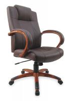 2UMV1 Exec Leather Chair, Oxblood