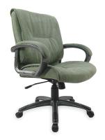 2UMW3 Microsuede Midback Chair, Grn