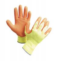 2UTD5 Coated Gloves, M, Yellow/Orange, PR