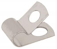 6RND3 Clamp, Aluminum, Dia 1 In, PK 25
