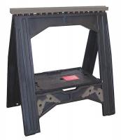 2UTX7 Folding Sawhorse w/Sawbucks, PK 2