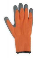 2UUC8 Coated Gloves, S, Gray/Orange, PR