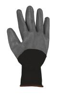 2UUG9 Coated Gloves, XXL, Black/Gray, PR