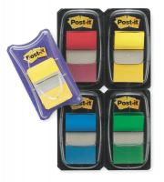 2UY40 Sticky Flags, 1 x 1-1/2 In., Assorted