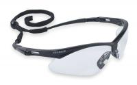 2UYF3 Safety Glasses, Clear, Scratch-Resistant