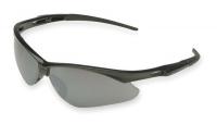2UYF4 Safety Glasses, Smoke, Scratch-Resistant
