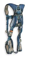 2UZN4 Full Body Harness, M, 420 lb., Blue/Gray