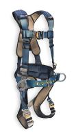 2UZN7 Full Body Harness, S, 420 lb., Blue/Gray