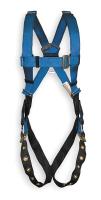 2UZT4 Full Body Harness, Universal, 320lb, Blk/Bl